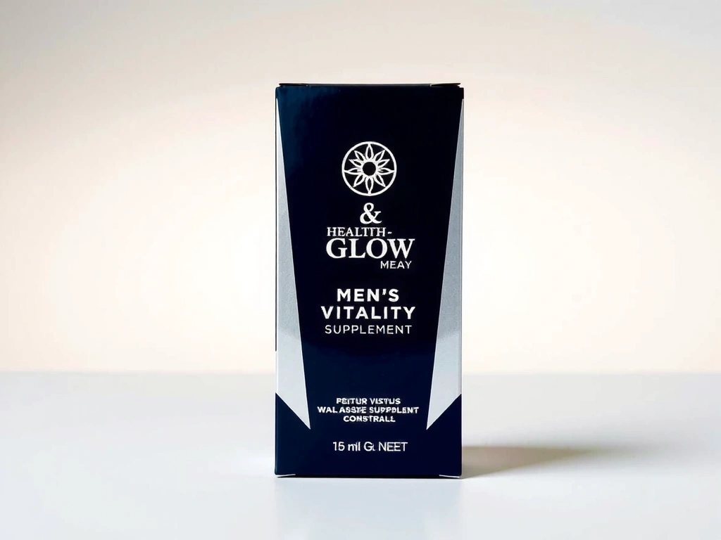 Healthandglowhungaryvb & Glow Men's Vitality Supplement packaging